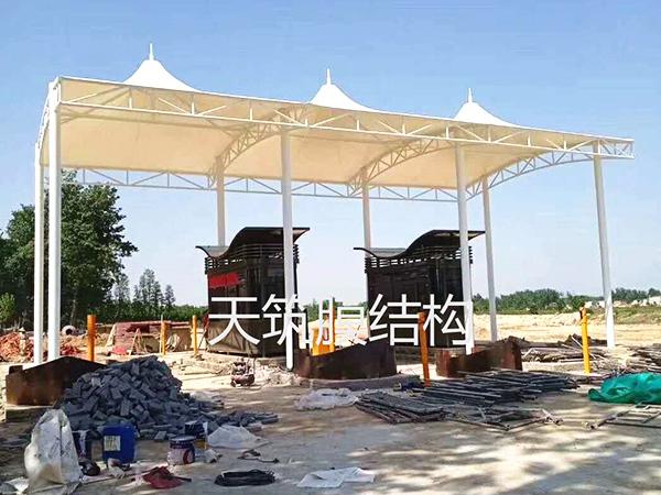 潢川沙場(chǎng)收費(fèi)站膜結(jié)構(gòu)